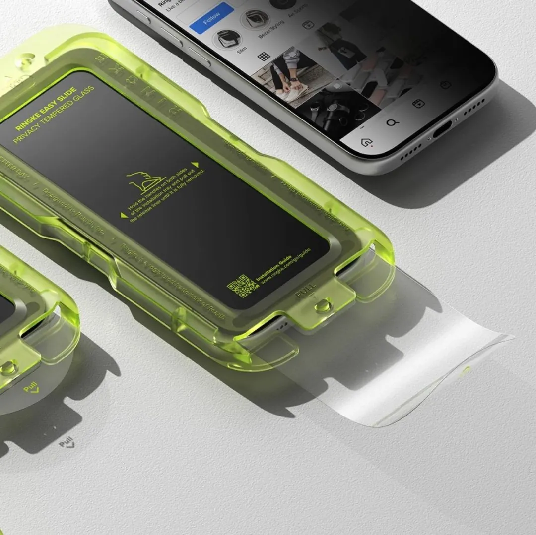 Ringke Easy Slide Privacyglas iPhone 17 Pro - 2 Stuks