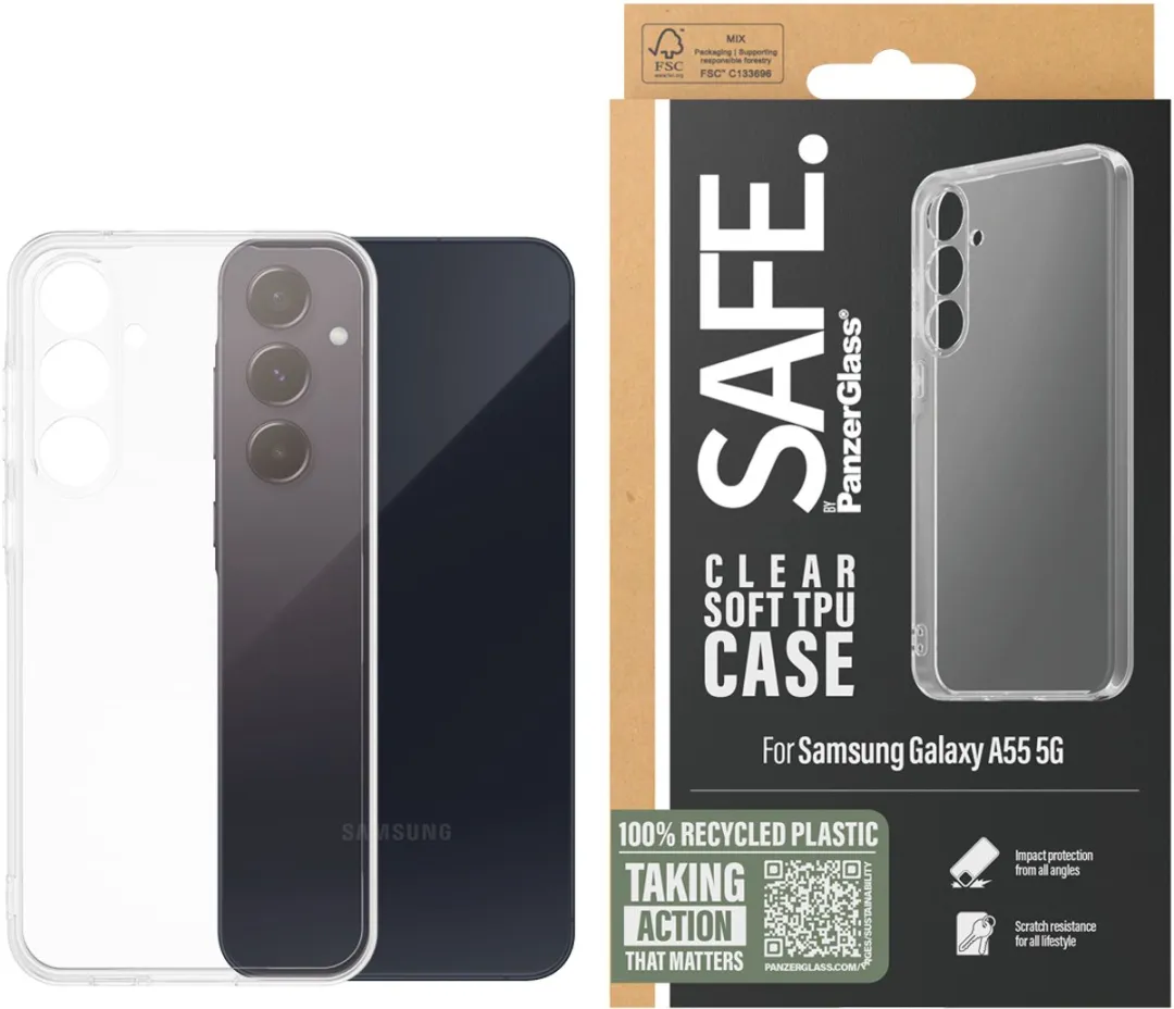 PanzerGlass Hoesje Samsung Galaxy A55 5G - Transparant - 5711724956911