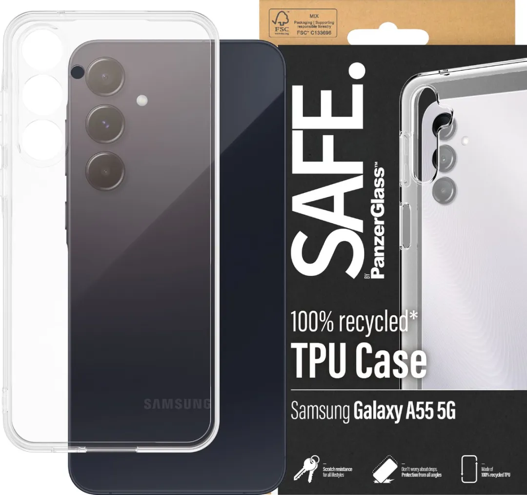 PanzerGlass Hoesje Samsung Galaxy A55 5G - Transparant - 5711724956911