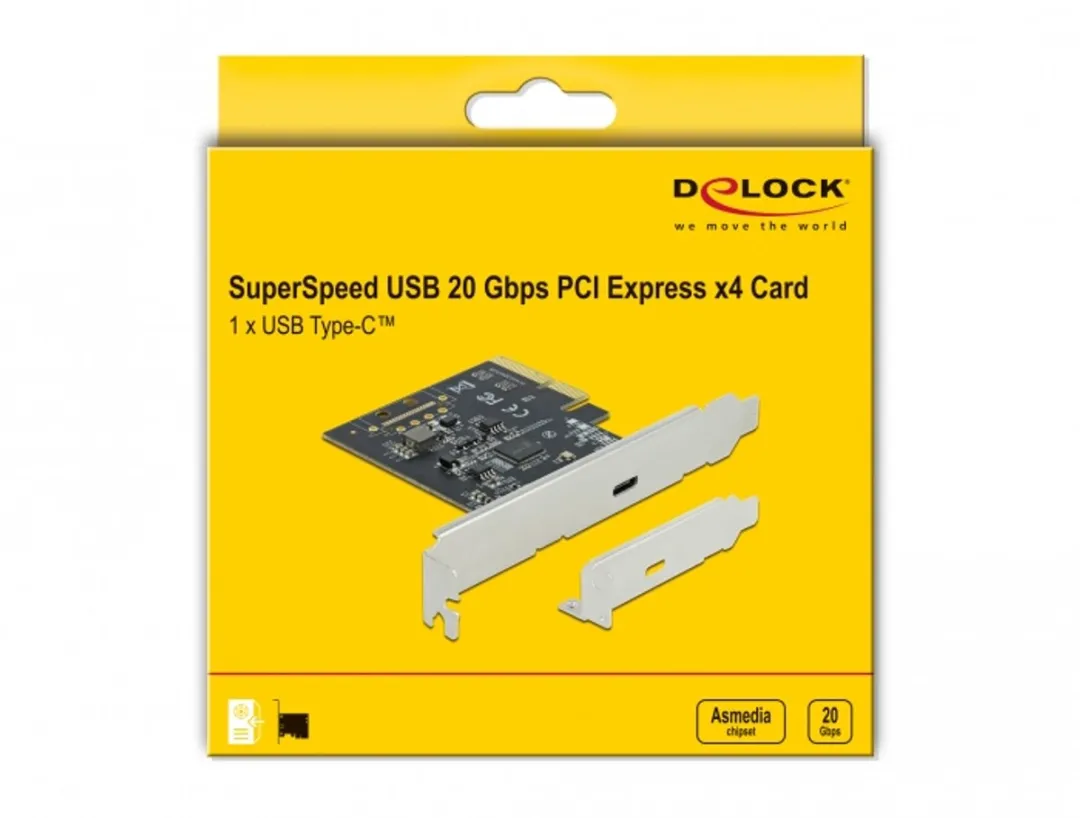 Delock 89036 PCIe USB 3.2 Gen 2x2 Adapter - USB-C