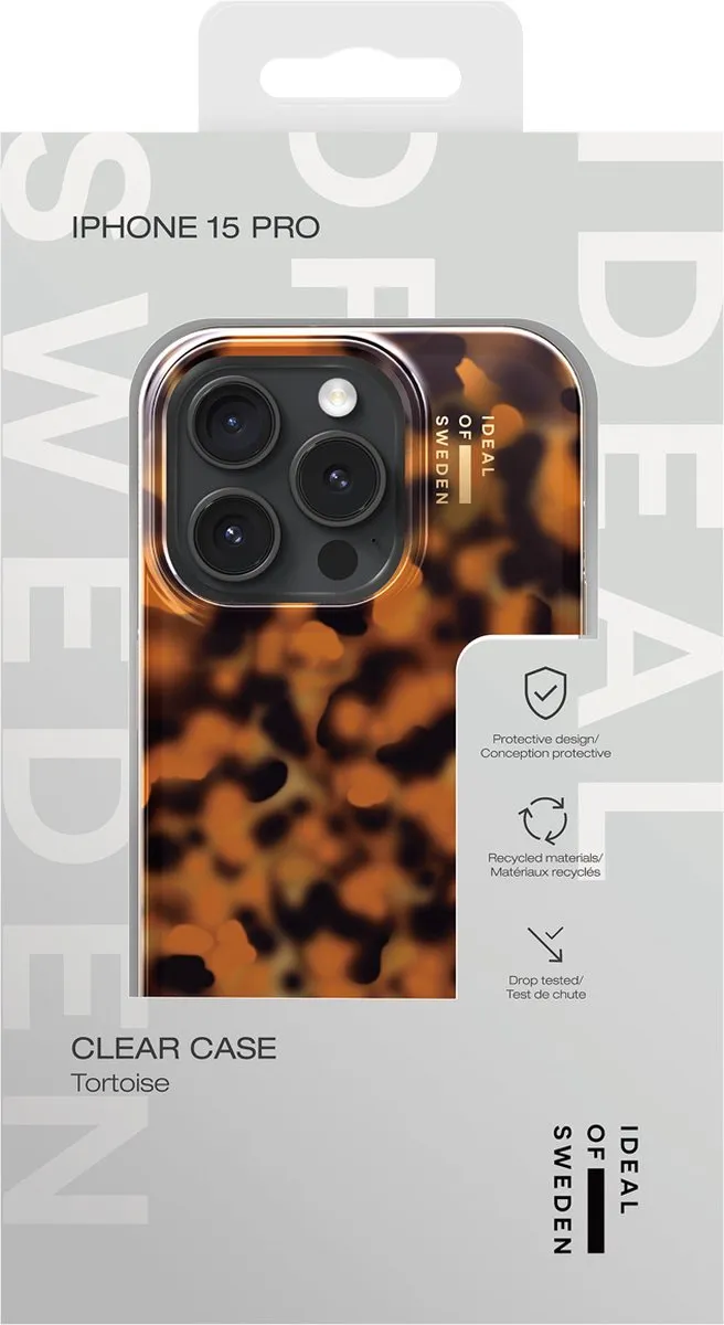 iDeal of Sweden Clear Case iPhone 15 Pro - Tortoise - IDCLC-I2361P-518
