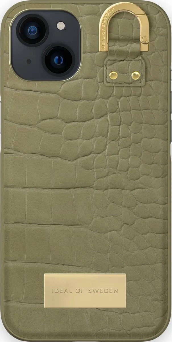 iDeal of Sweden Fashion Case Atelier iPhone 13 Sage Croco