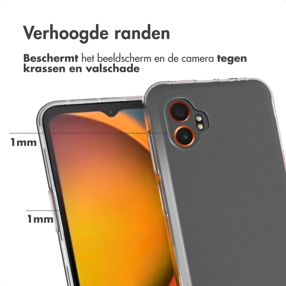 Accezz Hoesje Samsung Galaxy Xcover 7 Pro - Transparant - afbeelding 3 van 4