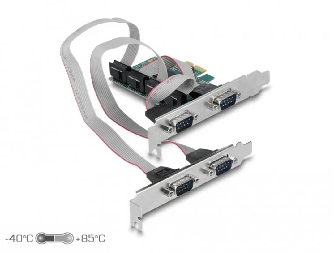 Delock PCIe Kaart 4x RS-232