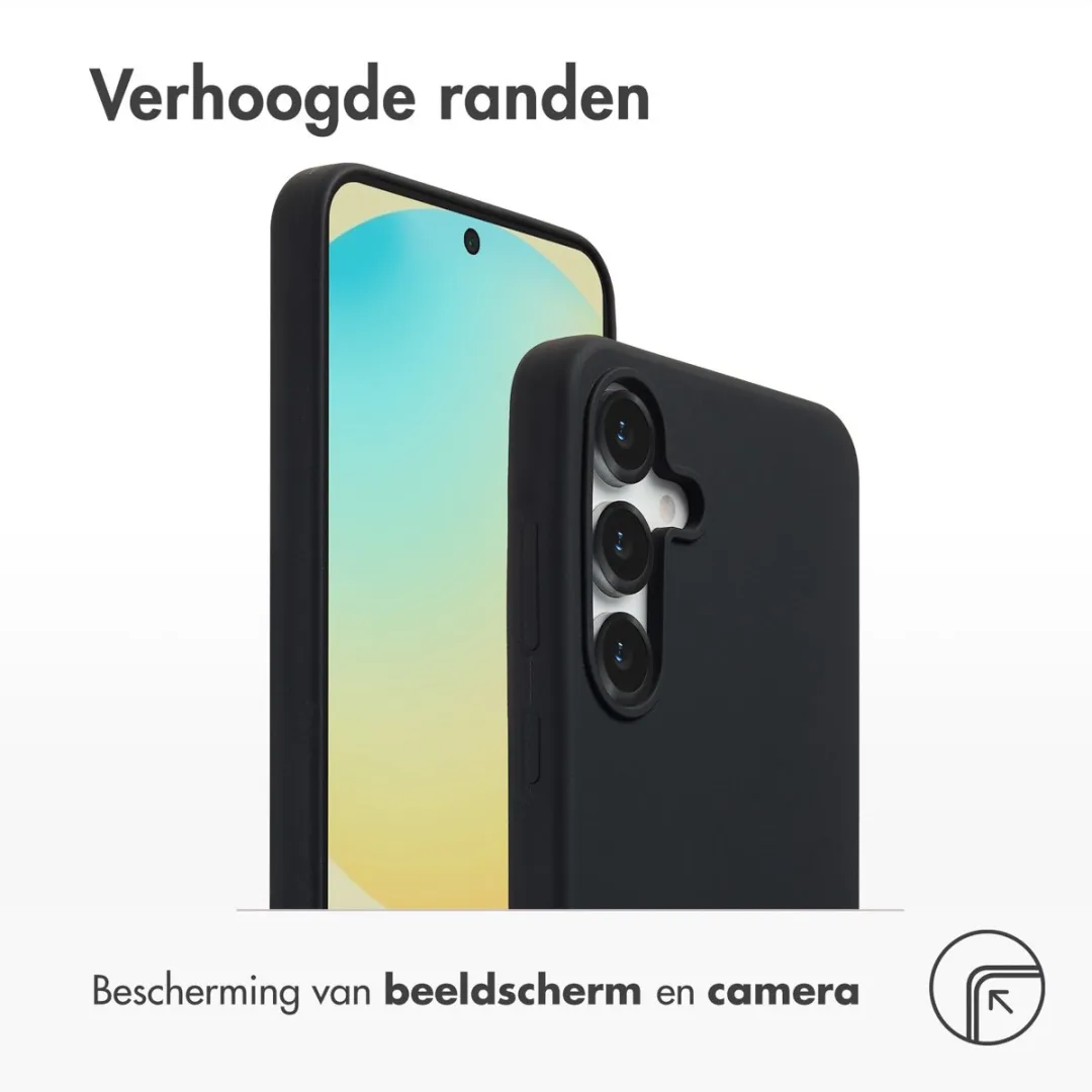 Accezz Hoesje Samsung Galaxy S25 FE - Zwart