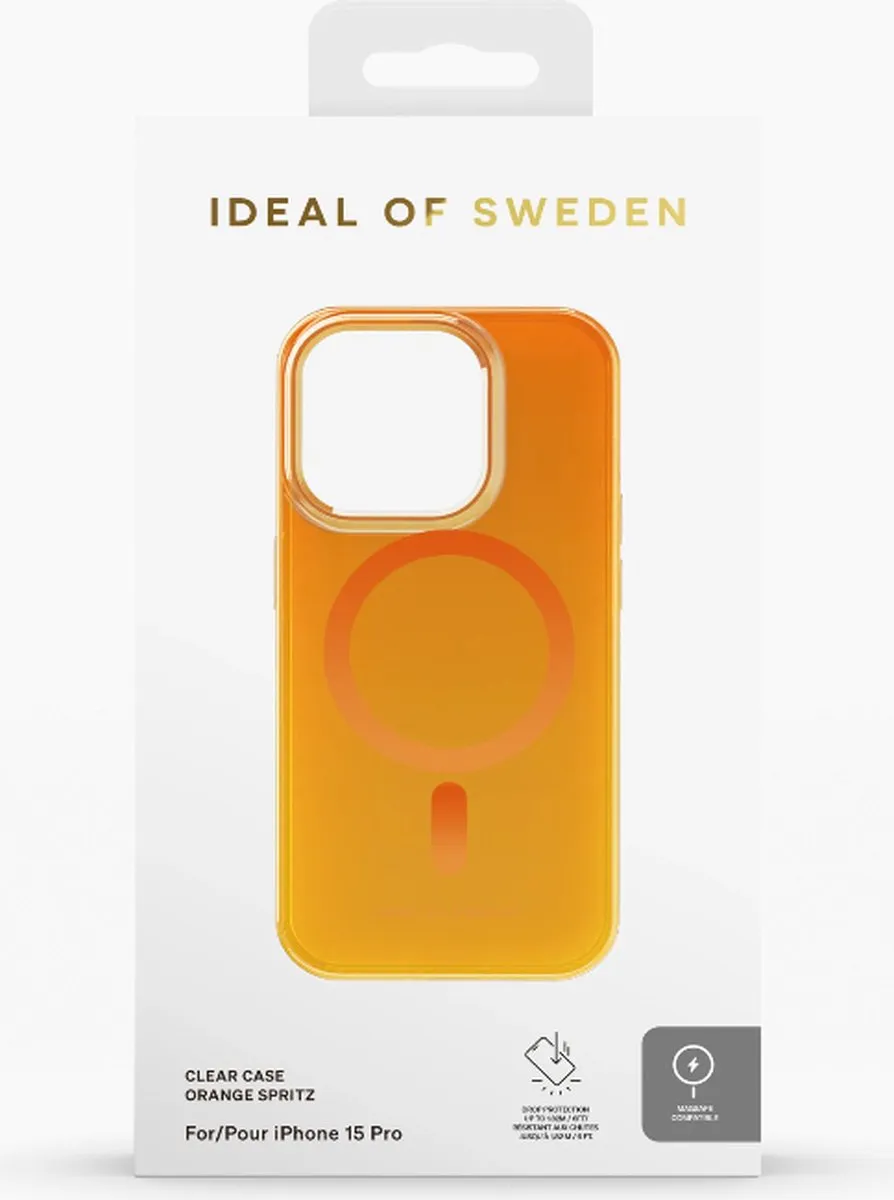 iDeal of Sweden IDCLCMS-I2361P-499 iPhone 15 Pro Hoes - Oranje