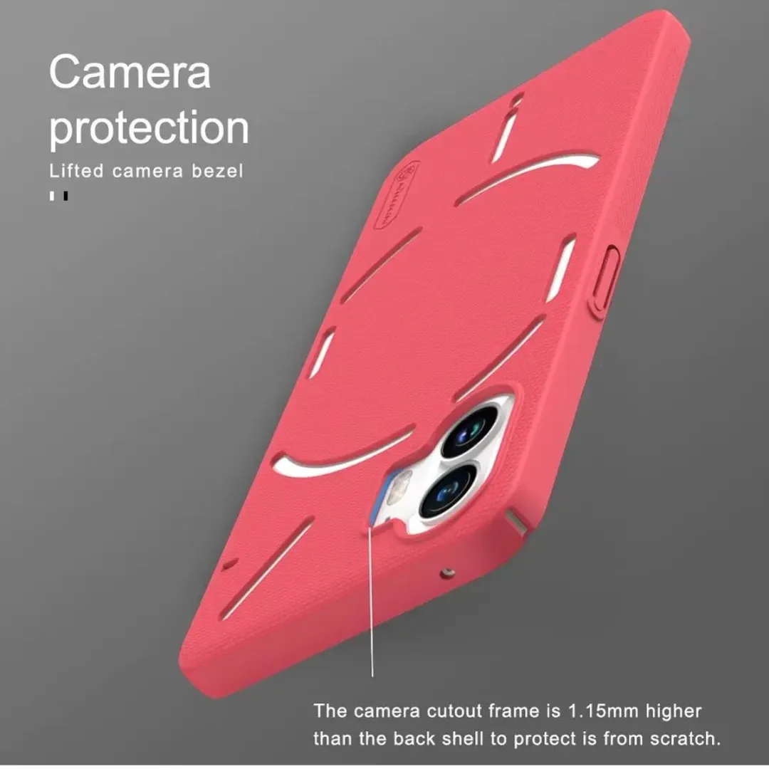 Nillkin Super Frosted Shield Hoesje Nothing Phone (2) - Blauw