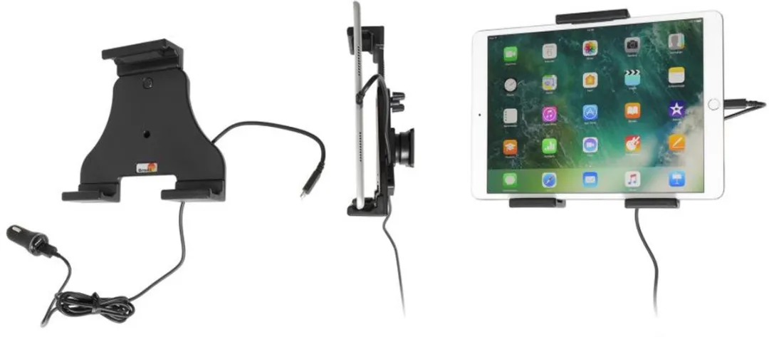 Brodit Tablethouder H/L 140-195mm USB Lightning