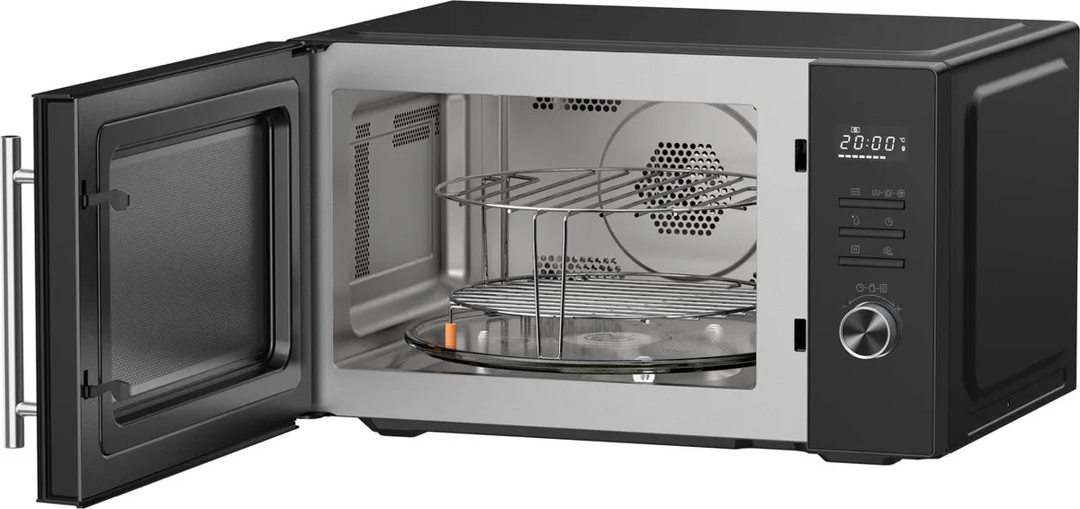 Inventum MN297CB Vrijstaande Combimagnetron 29L 1000W - Zwart