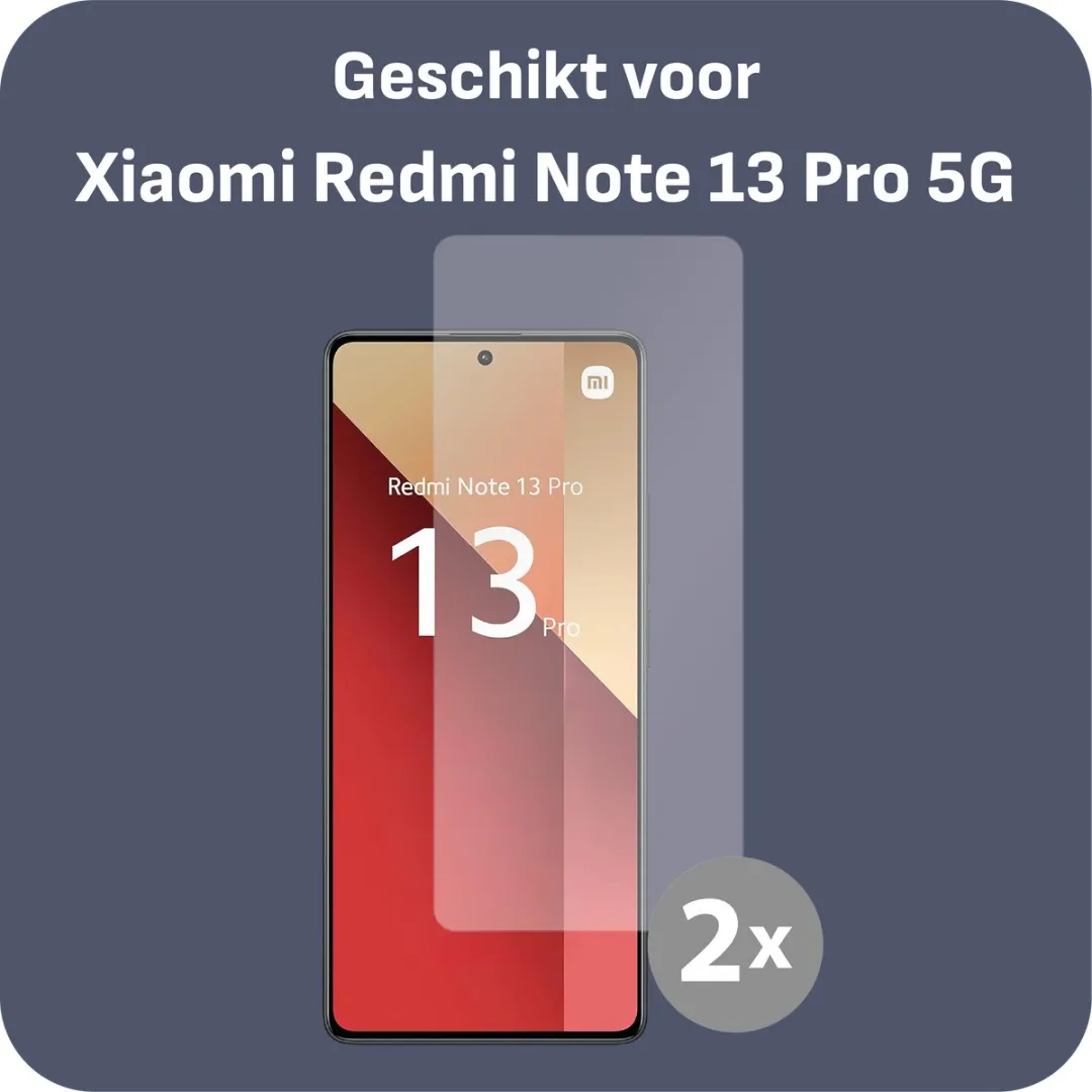 Just in Case Cazy Screenprotector Xiaomi Redmi Note 13 Pro 5G - 2 Stuks