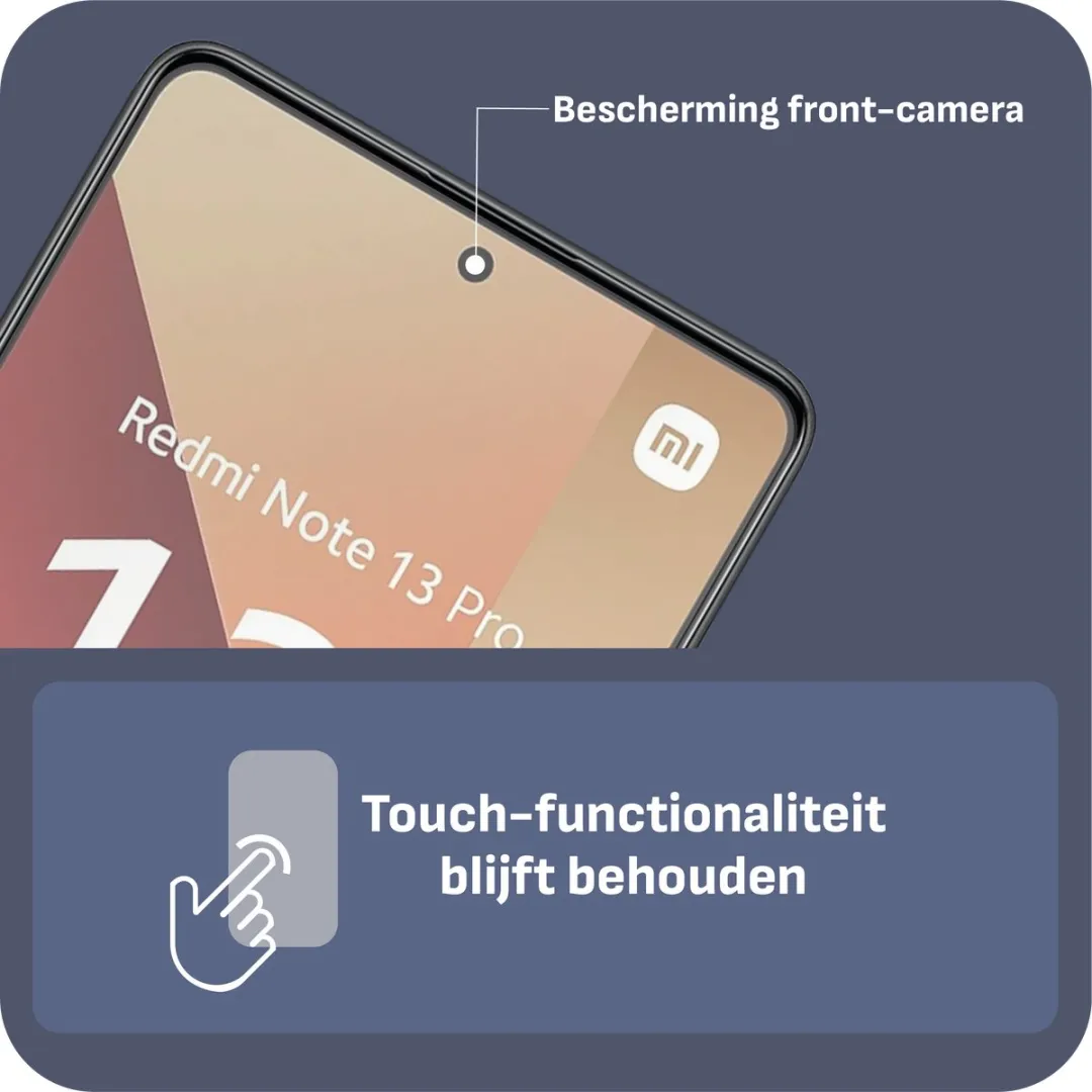 Just in Case Cazy Screenprotector Xiaomi Redmi Note 13 Pro 5G - 2 Stuks