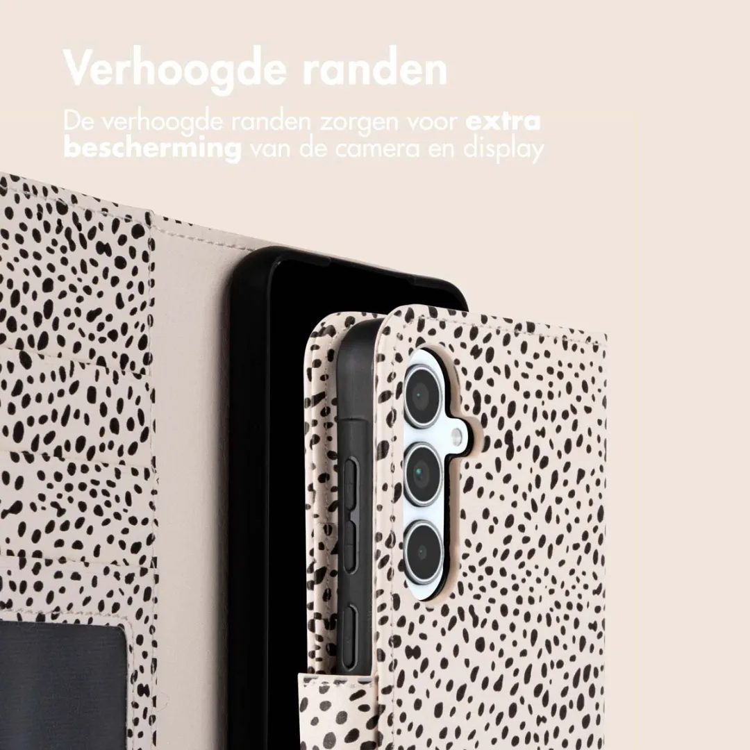 Imoshion Galaxy A35 Hoesje Desert Dots - 3 Pasjes