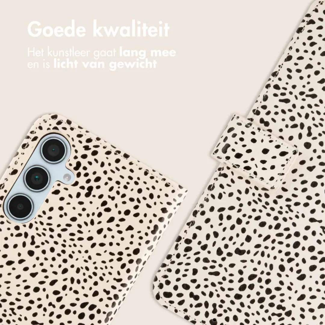 Imoshion Galaxy A35 Hoesje Desert Dots - 3 Pasjes
