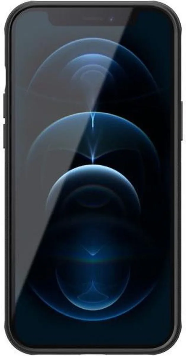 Nillkin Super Frosted Shield iPhone 12 Pro Max Hoesje - Zwart