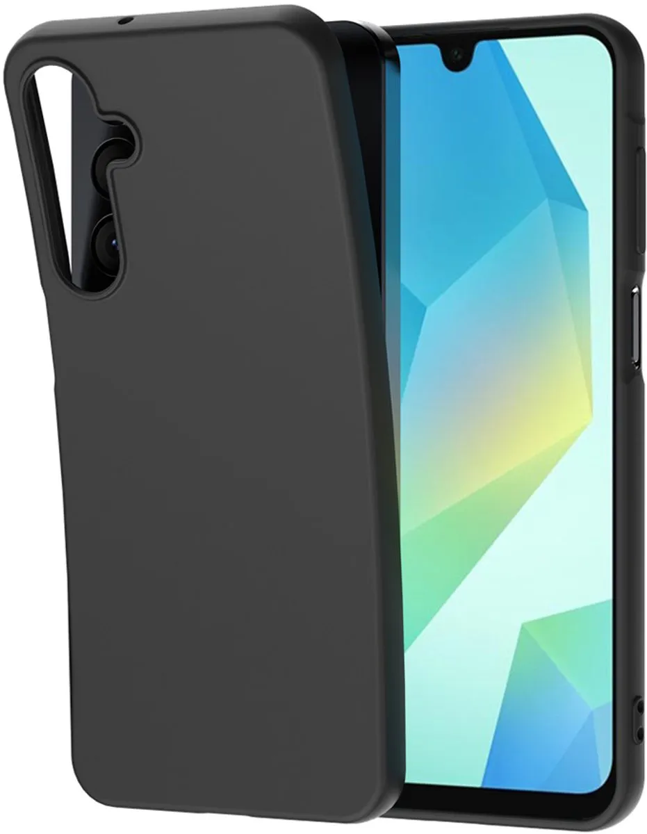 Just in Case Cazy Siliconen Hoesje Samsung Galaxy A16 - Zwart - 8502575