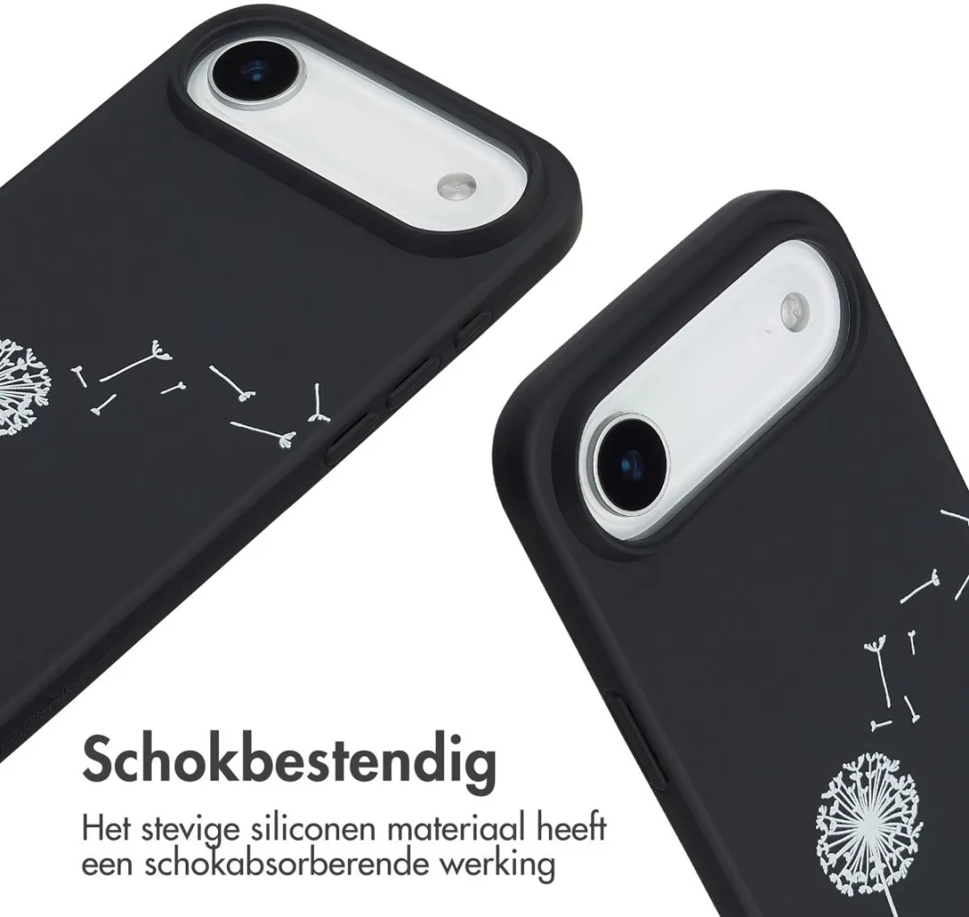 Imoshion iPhone 17 Air Hoesje - Siliconen - Dandelion Black