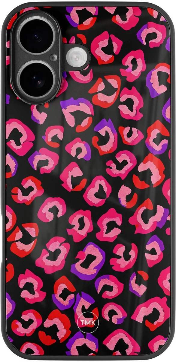 Casevibes iPhone 17 Luipaard Neon Hoesje