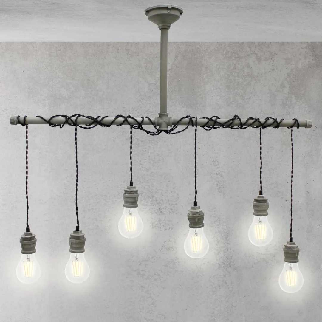 Lumineo Industriele Hanglamp 6x