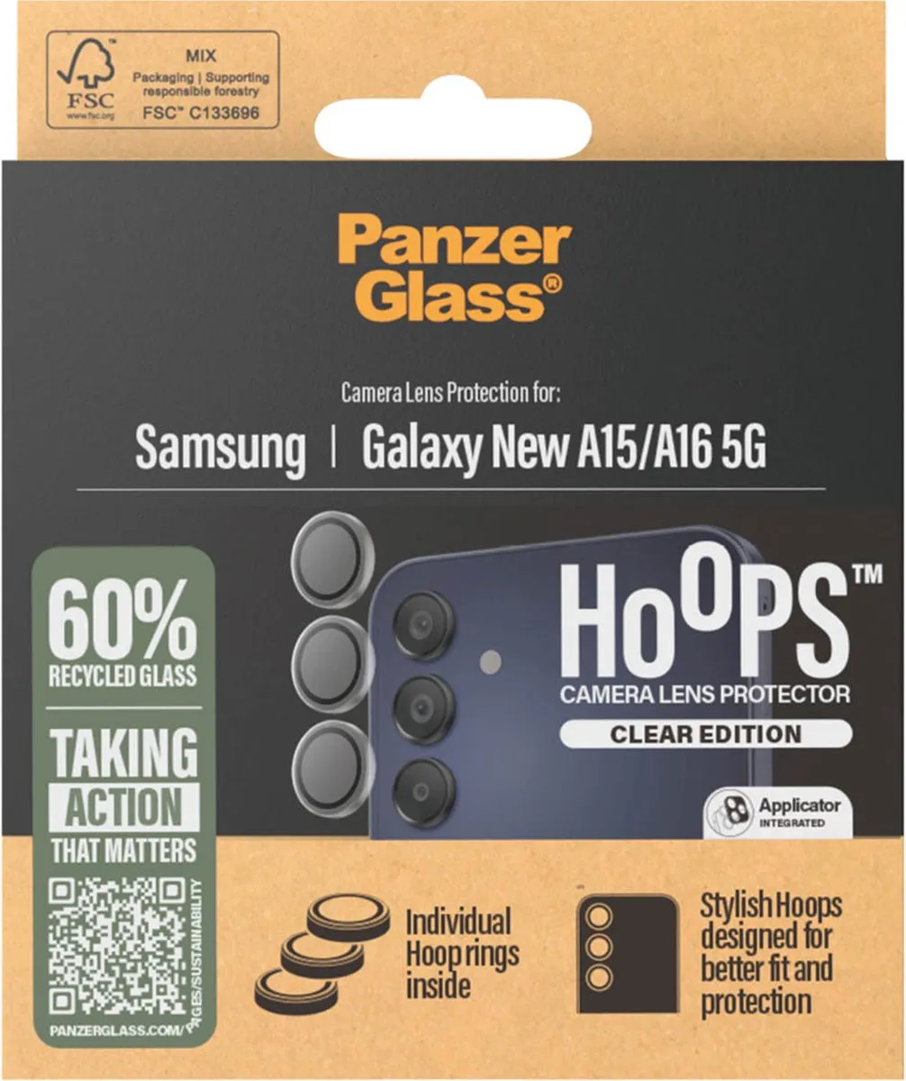 PanzerGlass Hoops Camera Lens Protector Samsung Galaxy A16