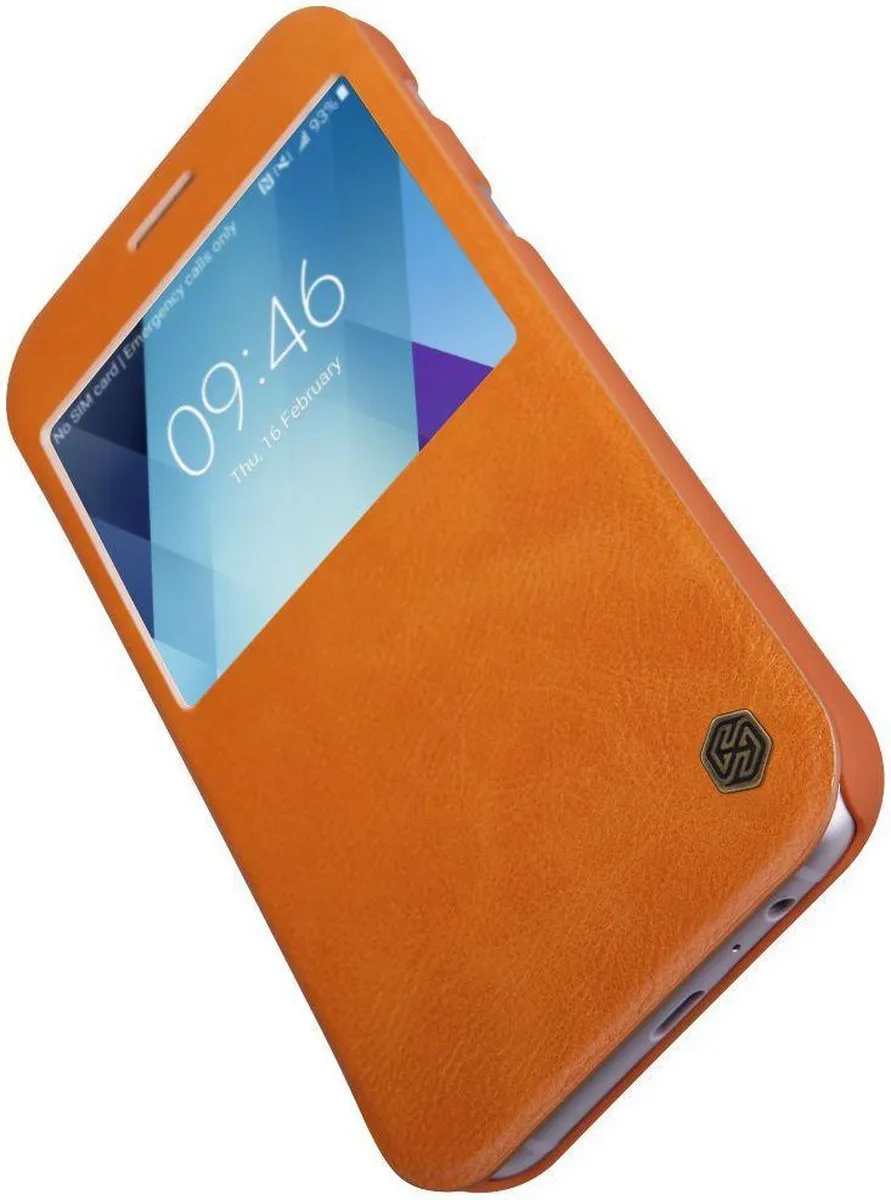 Nillkin Qin Window View Hoesje Samsung Galaxy A5 (2017) - Bruin
