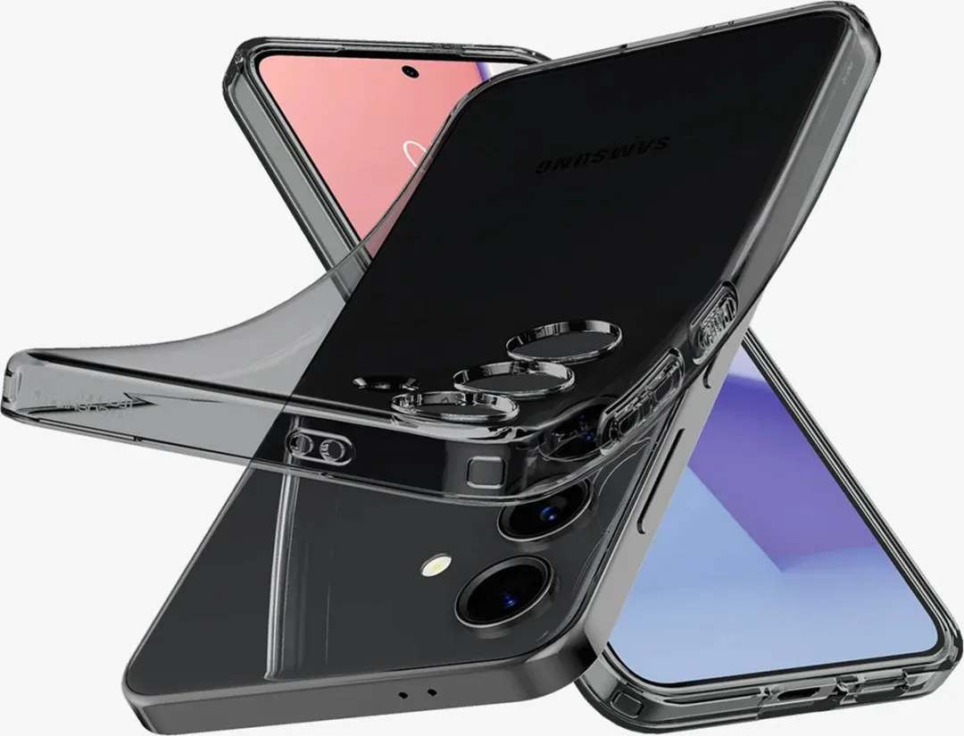 Spigen Liquid Crystal Hoesje ACS07344 - Samsung Galaxy S24 - Zwart