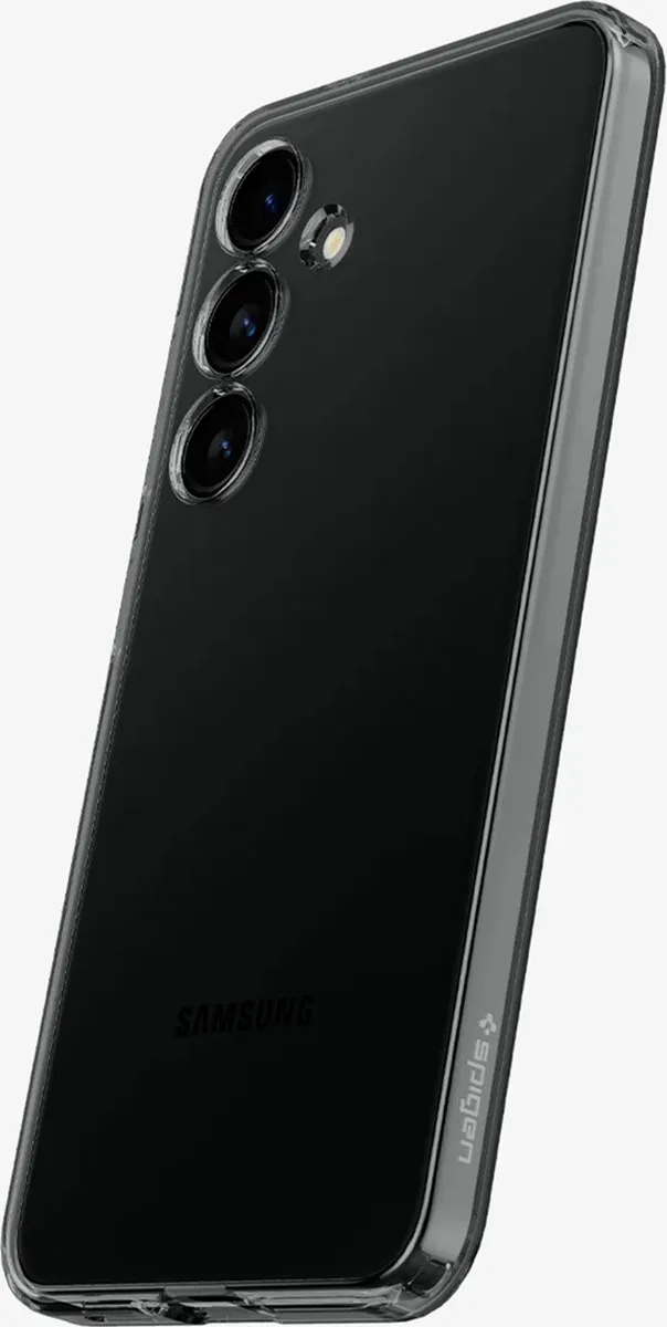 Spigen Liquid Crystal Hoesje ACS07344 - Samsung Galaxy S24 - Zwart