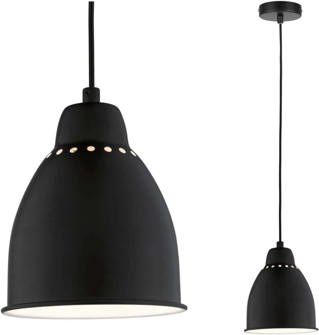 Paulmann Neordic Hanglamp Hilla E27 40W - Zwart