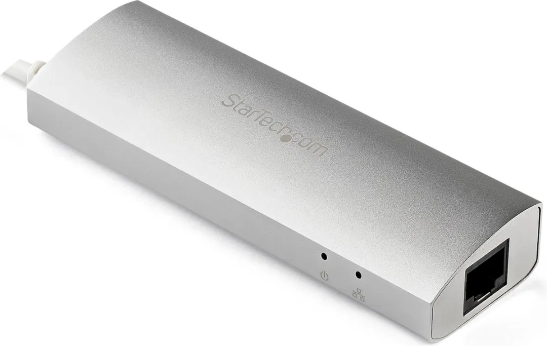 Startech ST3300G3UA USB 3.0 Hub 3 Poorten - Gigabit Ethernet - Multicolor