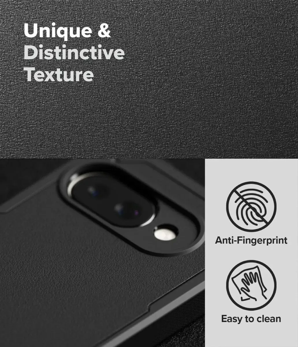 Ringke Rugged Gear Magnetic Hoesje Google Pixel 9a - MagSafe/Qi2 - Zwart