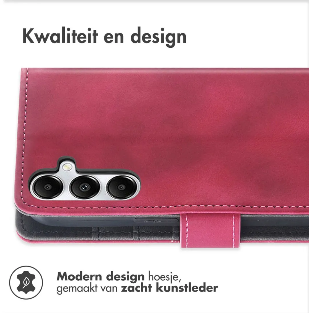 Imoshion Bookcase Hoesje Samsung Galaxy A17 - 3 Pasjes - Rood