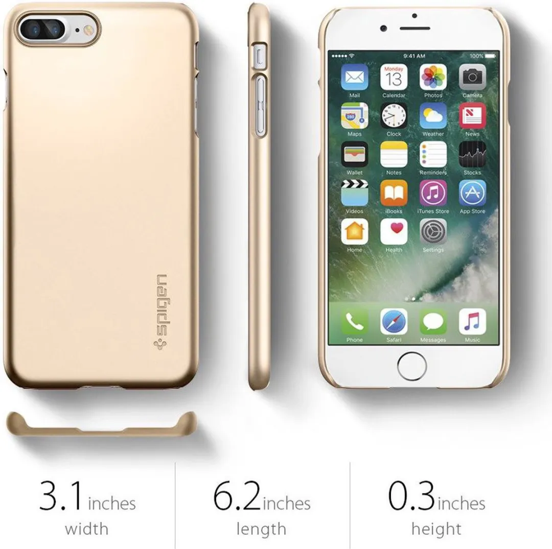 Spigen Thin Fit Case iPhone 7 Plus/8 Plus - Goud