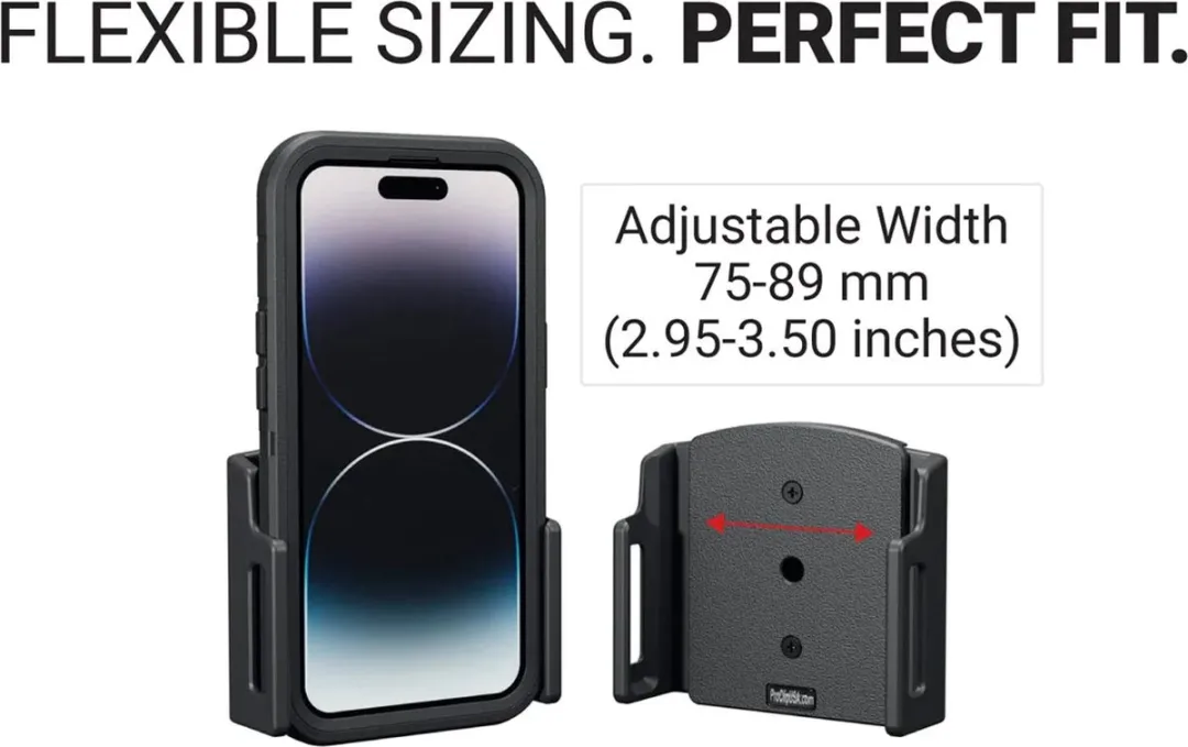 Brodit Passieve iPhone 15 Pro Houder 711368 - Zwart