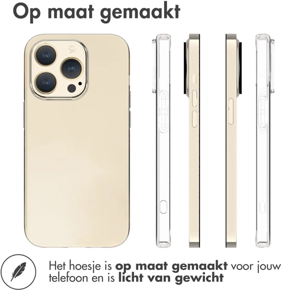 Accezz Hoesje iPhone 15 Pro Transparant