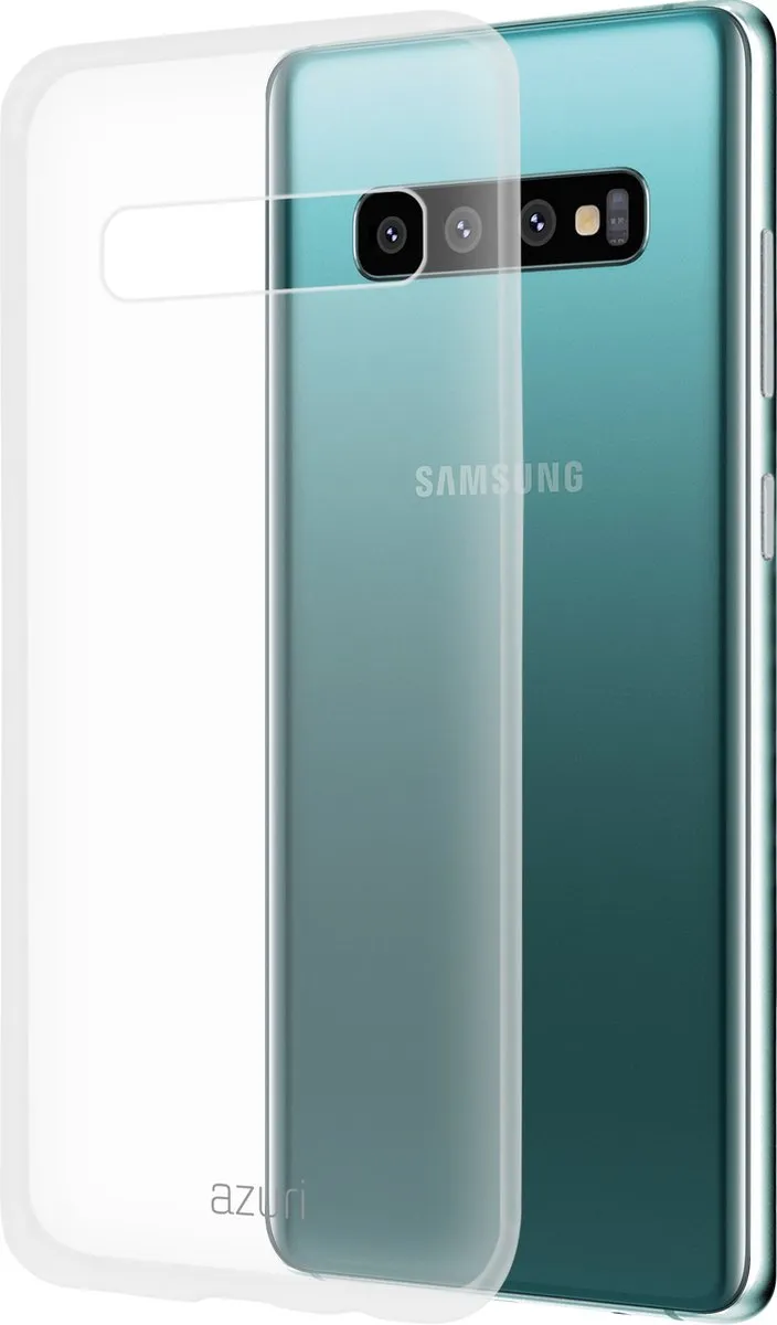 Azuri TPU Hoesje Transparent - Samsung Galaxy S10+ AZTPUSAG975-TRA
