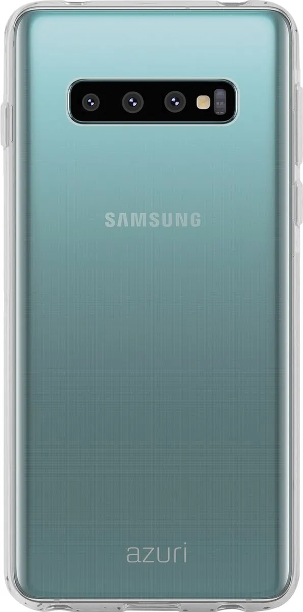 Azuri TPU Hoesje Transparent - Samsung Galaxy S10+ AZTPUSAG975-TRA