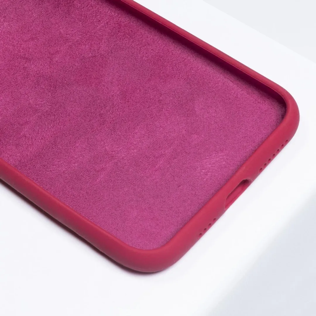 BMAX Siliconen Hoesje iPhone 11 Pro Max - Rood/Roze - BMAX72356326