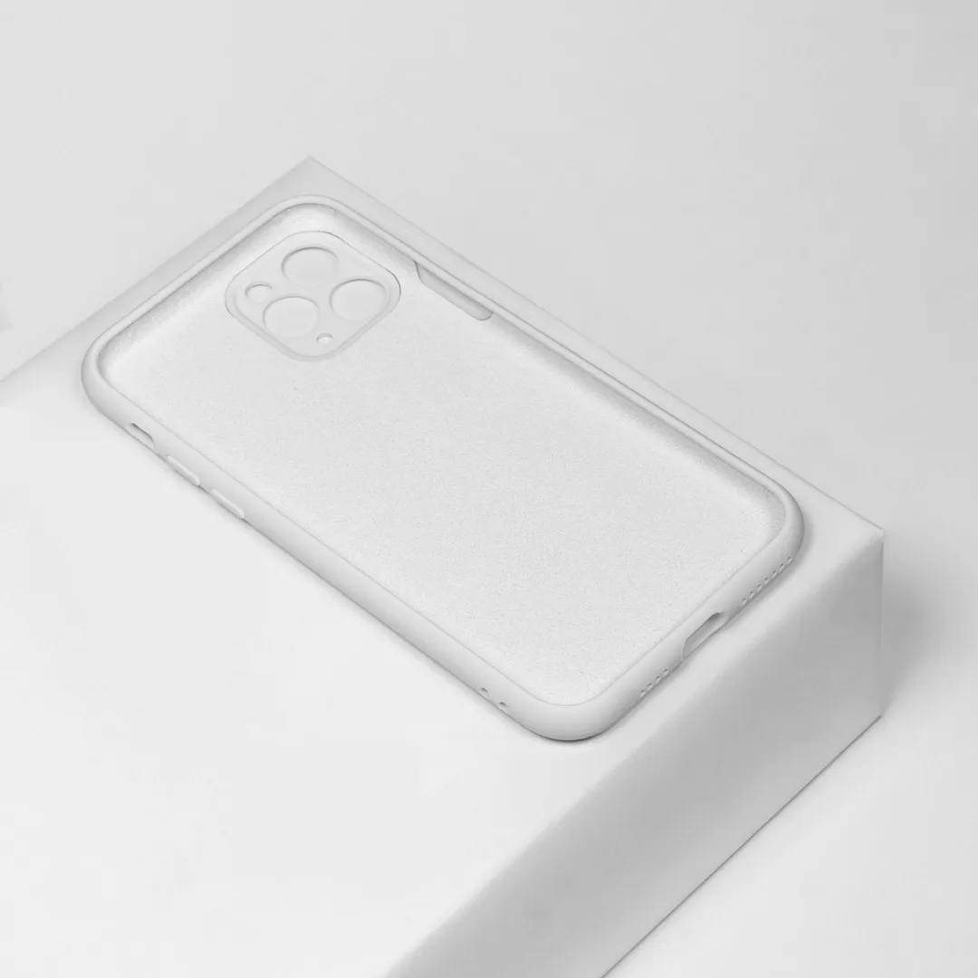 BMAX Siliconen Hoesje iPhone 11 Pro Max - Wit