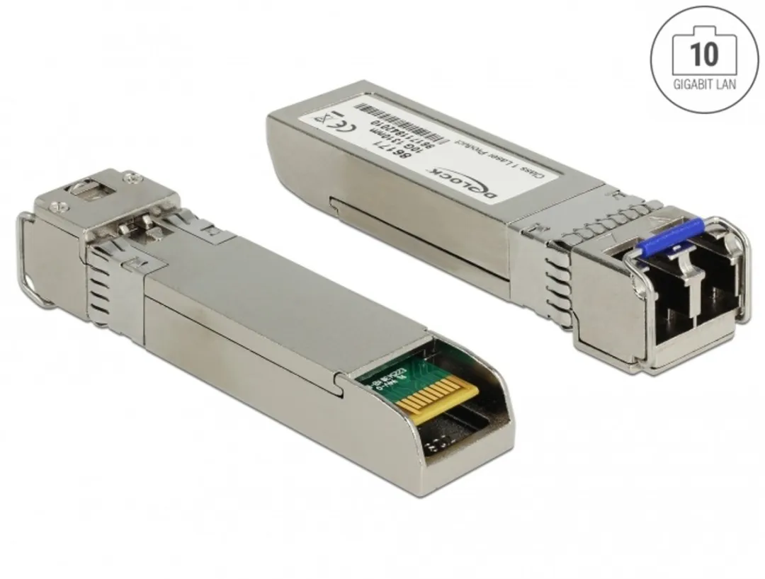 Delock 10GBase-LR SFP+ Glasvezelmodule - 10Gbit/s - LC - 10km - afbeelding 2 van 2