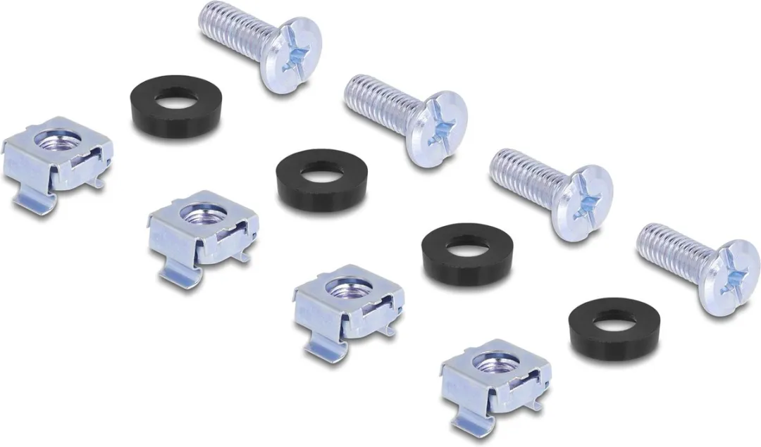 Delock 66236 Rack Montageset - 2 Stuks - Zilver
