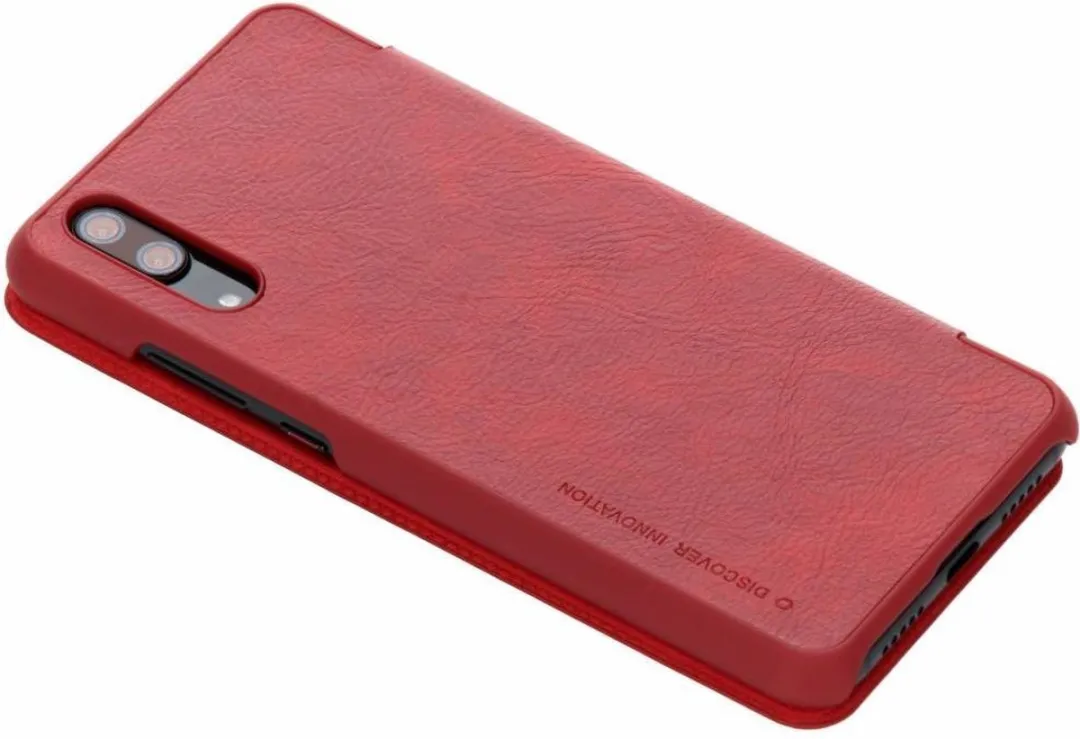 Nillkin Rood Qin Leather Hoesje P2015595403 - Huawei P20