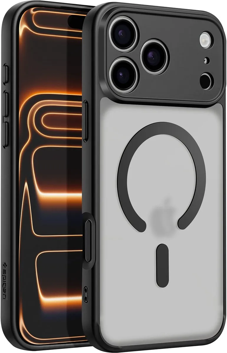 Spigen Ultra Hybrid MagSafe Hoesje iPhone 17 Pro - Zwart