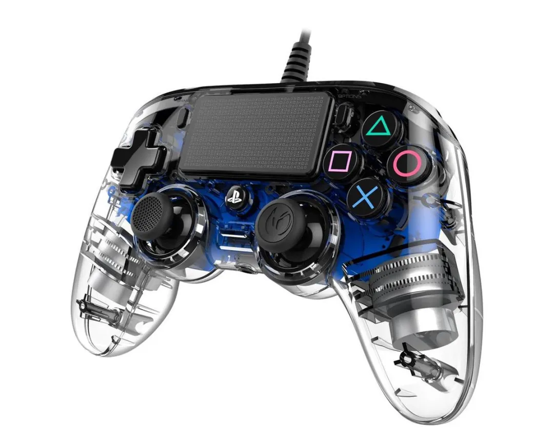 Nacon Compact Official Licensed Bedrade LED Controller - PS4 - Blauw