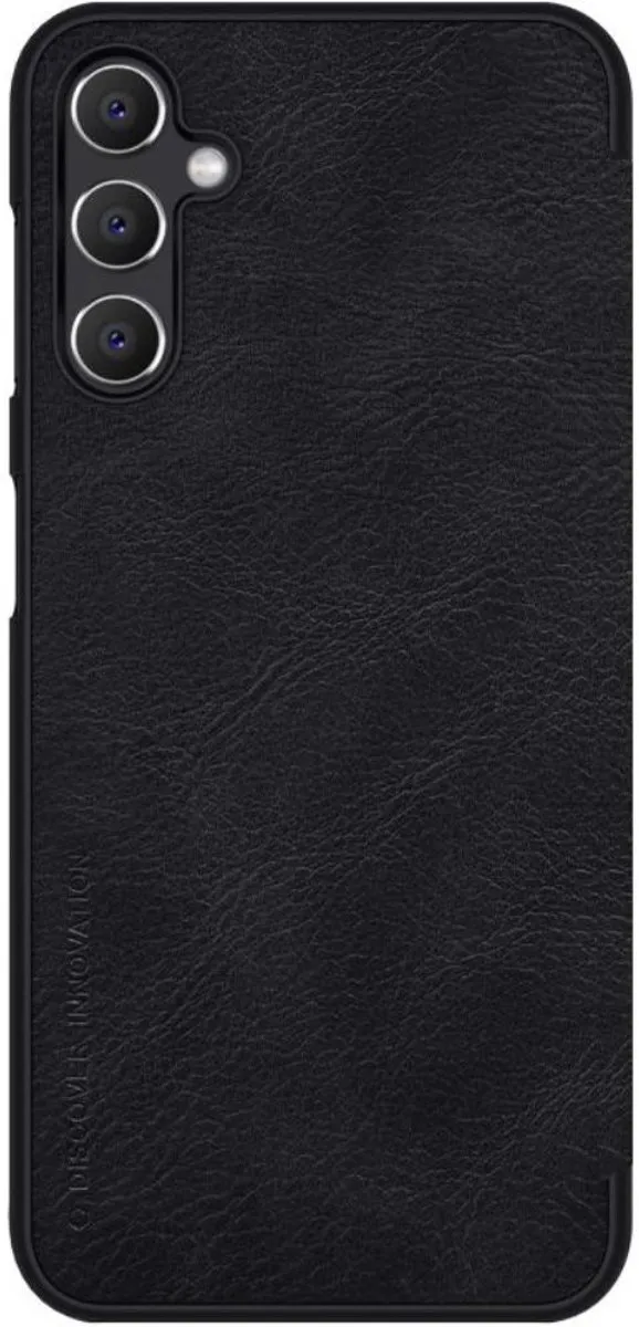 Nillkin Samsung Galaxy A14 5G Qin Leather Flip Cover - Zwart - afbeelding 2 van 6