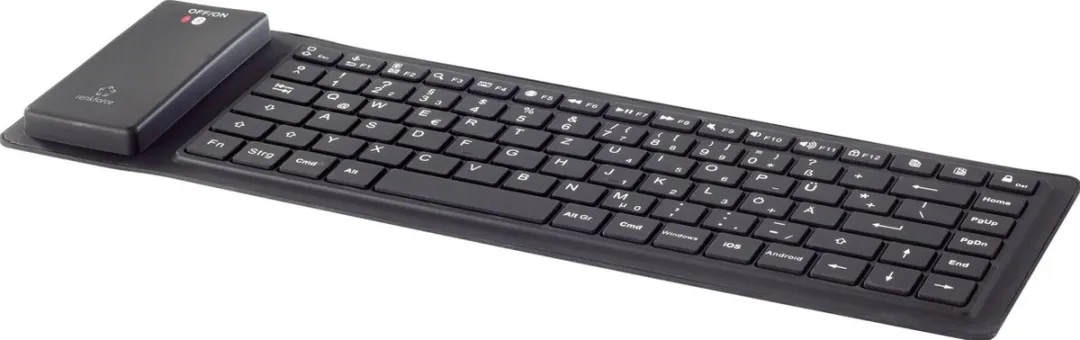 Renkforce RF-SWK-100 Bluetooth Keyboard - Zwart