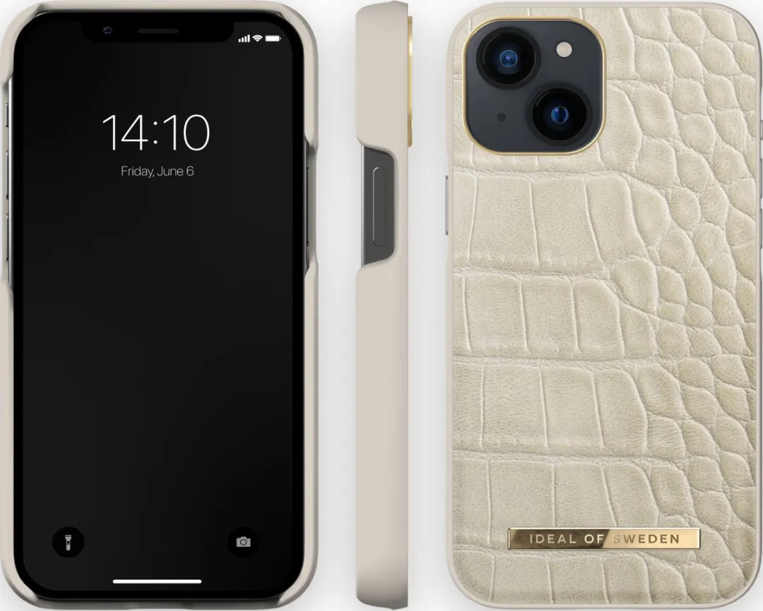 iDeal of Sweden iPhone 13 Mini Hoesje Caramel Croco - IDACAW20-I2154-243 - afbeelding 2 van 2
