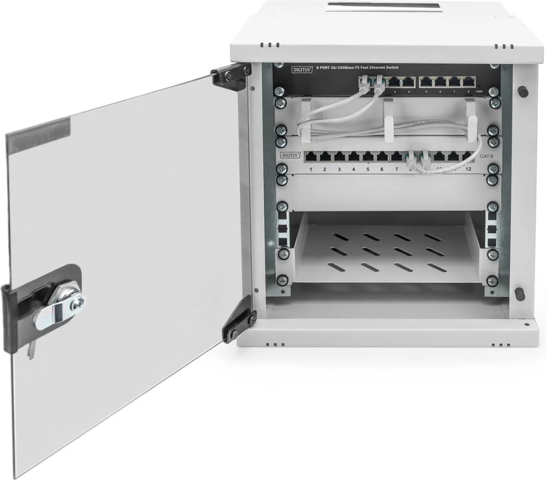 Digitus DN-49100 Wandkast 6 HE - Grijs