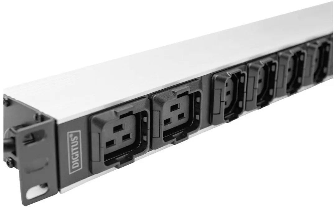 Digitus DN-95427 19 inch Patchkast Stekkerdoos 10A - 1 HE - afbeelding 6 van 6