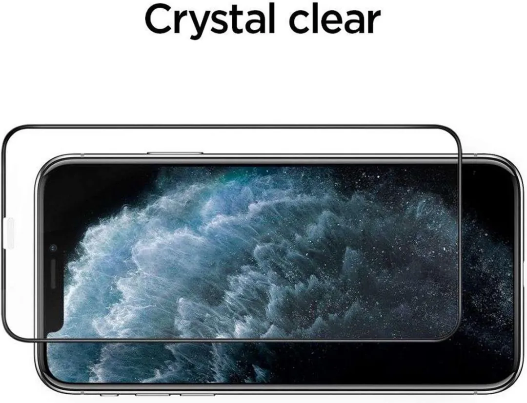 Spigen AlignMaster Glasbeschermer iPhone 11 Pro - Zwart - afbeelding 6 van 6