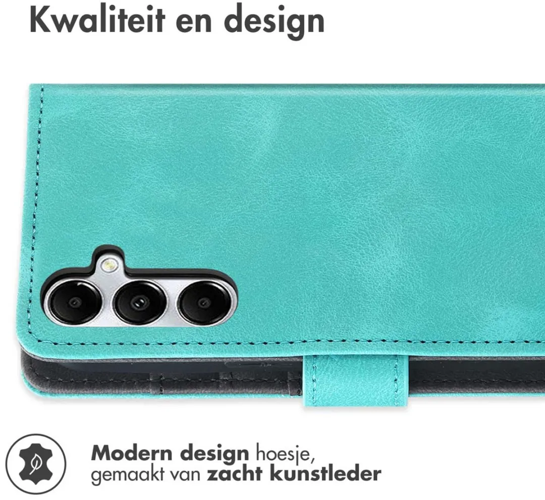 Imoshion Bookcase Hoesje Samsung Galaxy A16 - 3 Pasjes - Turquoise