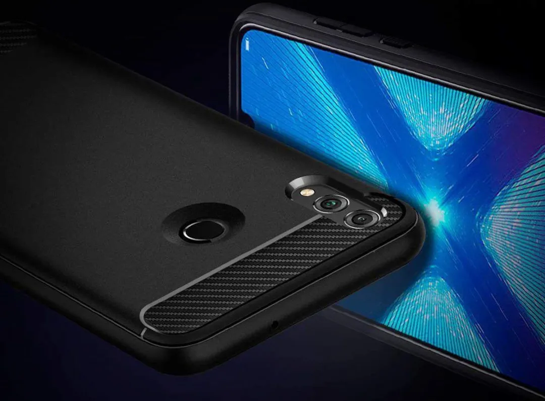 Spigen Rugged Armor L36CS25573 Hoesje - Honor 8X - Zwart